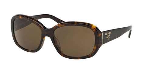 Prada PR 31NSA Asian Fit 2AU8C1 Sunglasses Tortoiseshell 